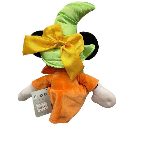 Disney Minnie Mouse Orange Green Little Witch NWT Plush - Picture 2 of 7